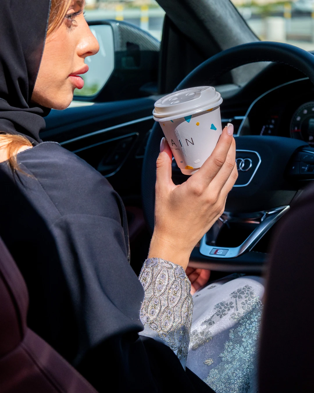 Audi Celebrates National Day with Rain.ae