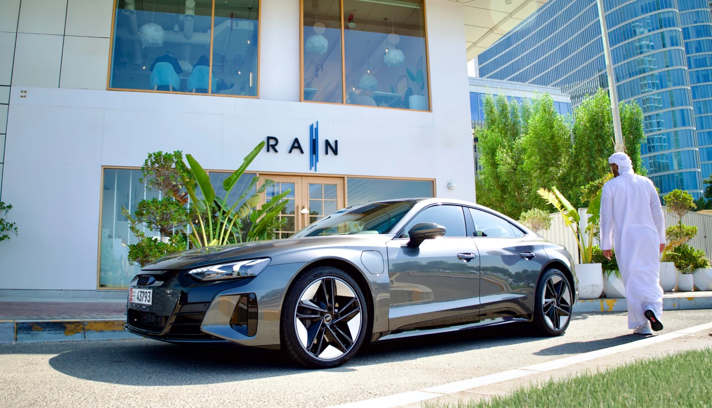 Audi Celebrates National Day with Rain.ae