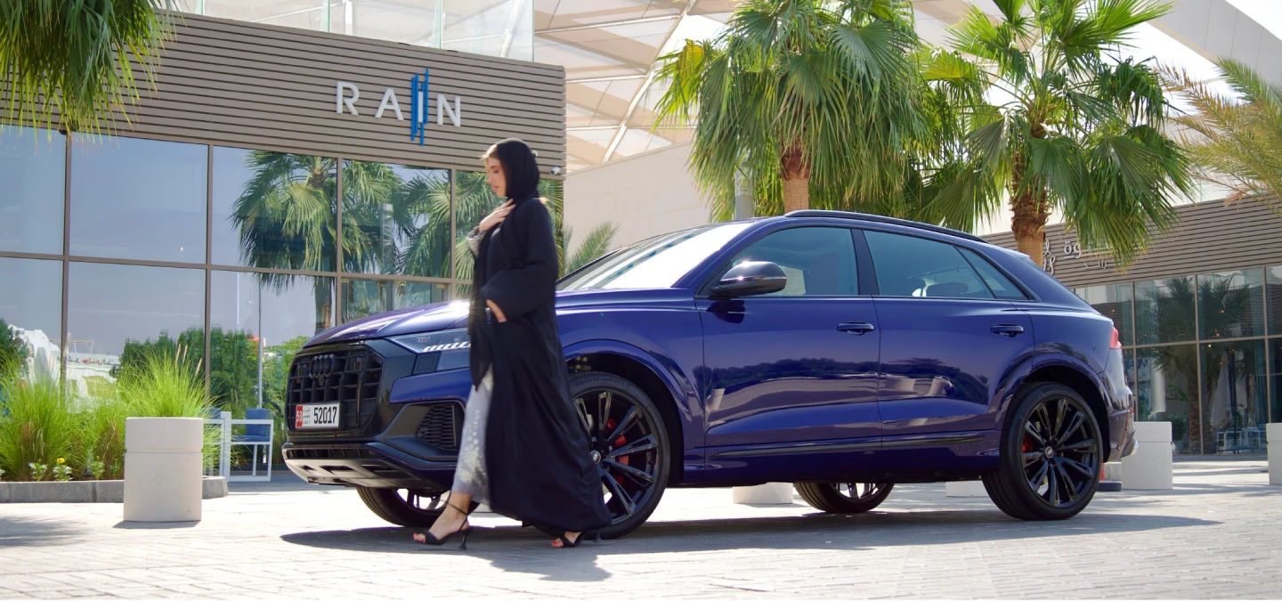 Audi Celebrates National Day with Rain.ae